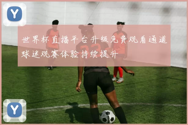 世界杯直播平台升级免费观看通道球迷观赛体验持续提升